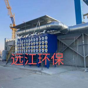 江蘇鹽城衝砂房旋風+濾筒除塵