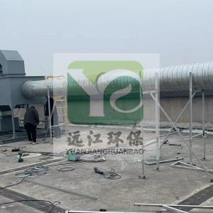 過濾（lǜ）+活性（xìng）炭吸附+催化燃燒